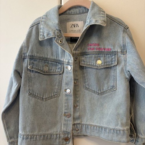 Minnie denim jacket Zara like new, size 4-5 years