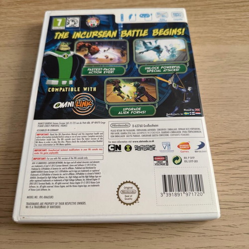 Ben 10 Omniverse 2 Nintendo Wii like new