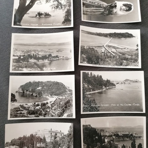 Corfu postcards used, set of 8
