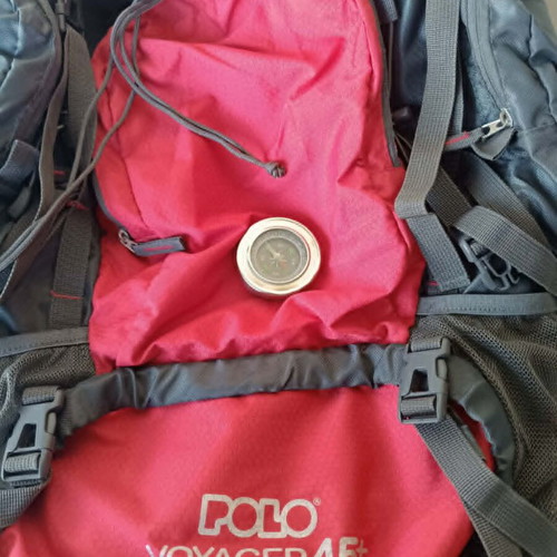 Polo Voyager 45+ Hiking Backpack like new with compass gift