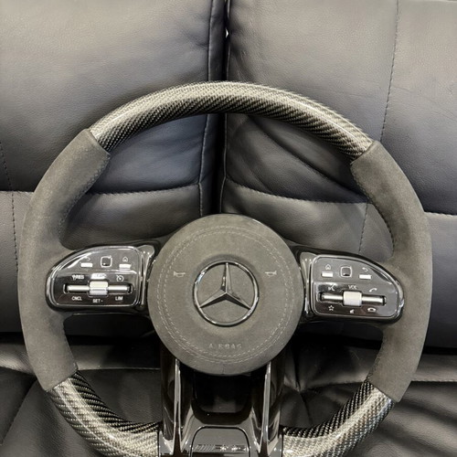 Mercedes Benz AMG Carbon Alcantara steering wheel