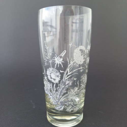 Set of 5 vintage water glasses like new, 60's