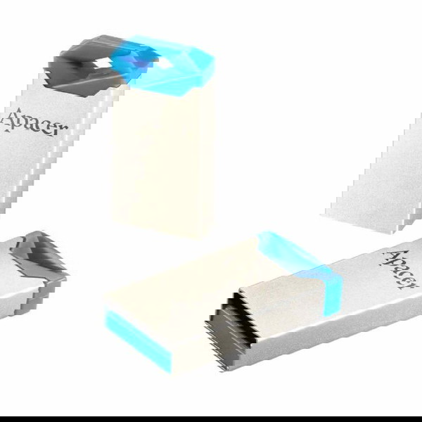 Apacer AH111 Flash Drive 64GB – USB 2.0 / Ultra Compact / Blue