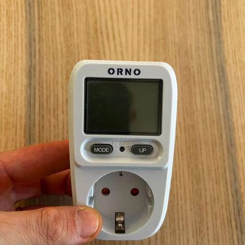 Orno OR-WAT-419 power consumption meter with LCD, like new