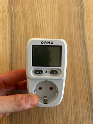 Μετρητής κατανάλωσης ρεύματος ORNO OR-WAT-419 με LCD, σαν καινούργιο