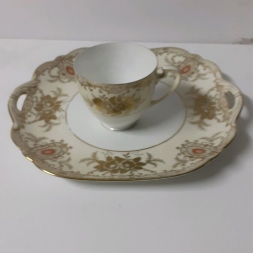 Antique set like new with 23x10 cm tray
