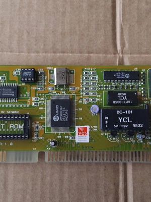 UMC UM9003AF Acer Netxus VER:1.0 16-bit ISA Network Adapter Card like new