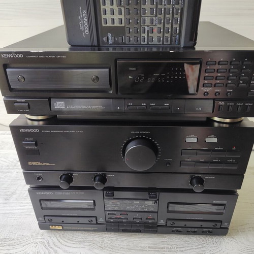 Kenwood AX-43 Stereo System with DP-730 CD Player and RC-M43 Remote