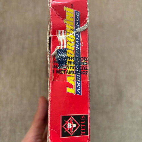 Lamborghini American Challenge Nintendo SNES used Greek version