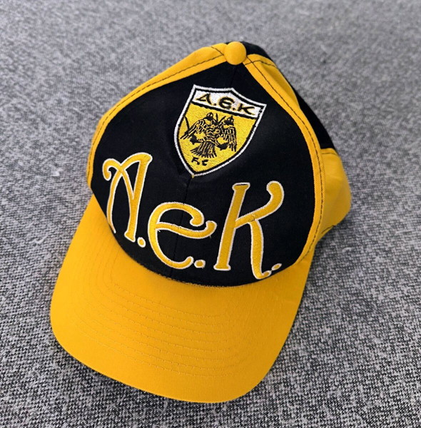 Καπέλο ΑΕΚ Basic AEK Αθλητική Ένωση Κωνσταντινουπόλεως Αγία Σοφία Νέα Φιλαδέλφεια ποδόσφαιρο soccer
