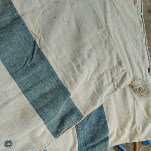 Woven sack used, old handloom fabric