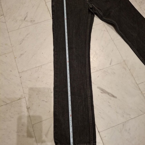 Classic black jeans like new, straight fit, button fly, size M