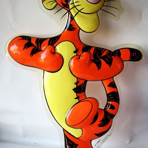 Winnie The Pooh & Tiger Plastic Wall Decorations 2 Pieces 50cm Disney