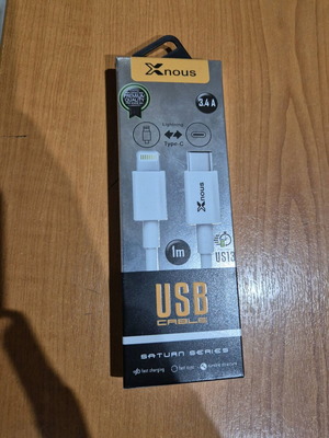 Type C to lightning cable new, in original packaging