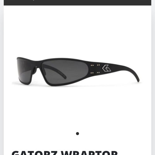 Gatorz Wraptor vintage sunglasses used, aluminum, dark purple frame