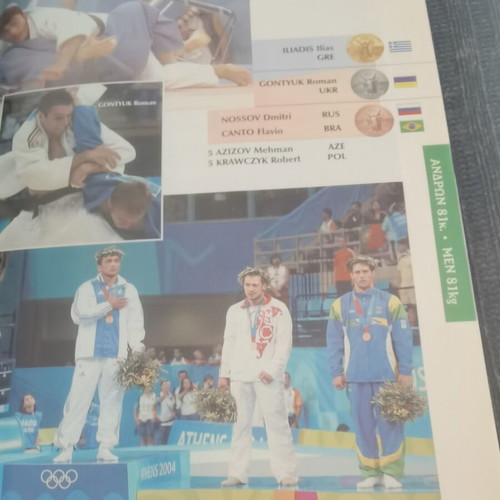 Athens 2004 All the Medalists book, Sportive