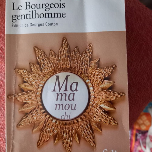 Le Bourgeois Gentilhomme by Molière, literature book with notes