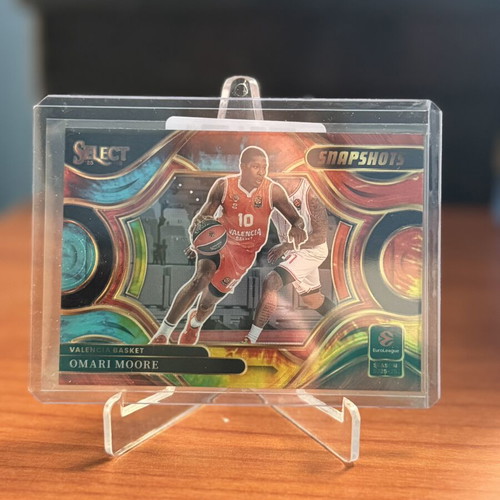 25-26 Panini EuroLeague Select Omari Moore card
