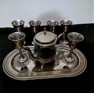Ασημενιο Vintage 1900s Σετ Τσαγιου FB Rogers Silver Company Tea Set