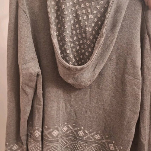 United Colors of Benetton women's blouse used, grey with hood