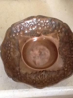 BRASS, HAMMERED PLATE