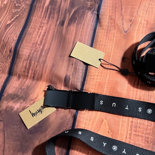 Stussy Belt new, black, size 115
