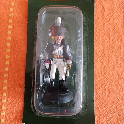 Lead soldier figure and DeAgostini magazine #4 new, Napoleonic wars