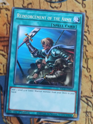 Reinforcement of the Army Yu-Gi-Oh! Spell Card σαν καινούργιο