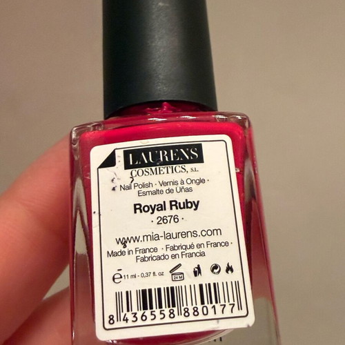 MIA nail polish Paris Ruby slightly used