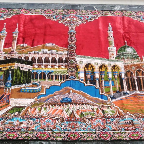 Velvet wall hangings like new, Mecca mosque and The Abduction themes