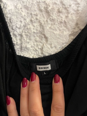 Strapless blouse used, size L, black