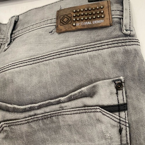 Integral men's grey jeans slim fit like new size M