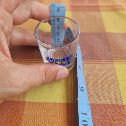 Absolut Vodka shot glass used, collectible from 90-2000 decade