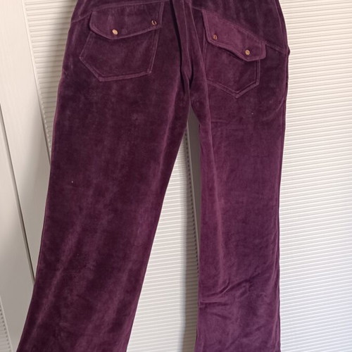 SugarFree women's velour tracksuit set like new, purple, jacket M, pants L