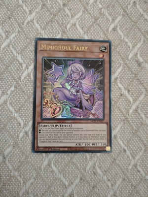 Mimighoul Fairy Yu-Gi-Oh! card, like new