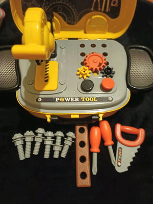 Carpentry tool set new in case with wheels