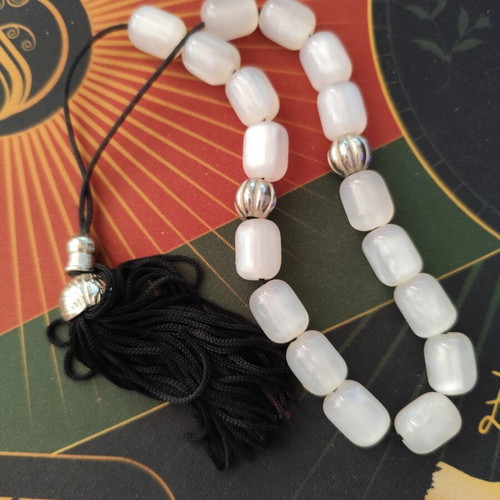 Islamic prayer beads Misbaha/Tesbih 33 white beads