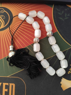 Islamic prayer beads Misbaha/Tesbih 33 white beads