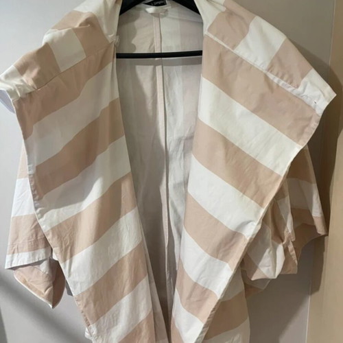 Ferrari jacket like new, white and beige