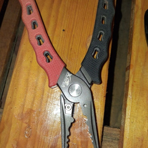 XZOGA Fishing Pliers like new, stainless steel, for jigging and popping