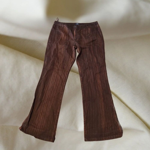Mexx striped brown flare jeans used, waist 44 cm