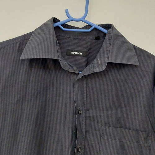 Strellson men's shirt size L like new, black and gray