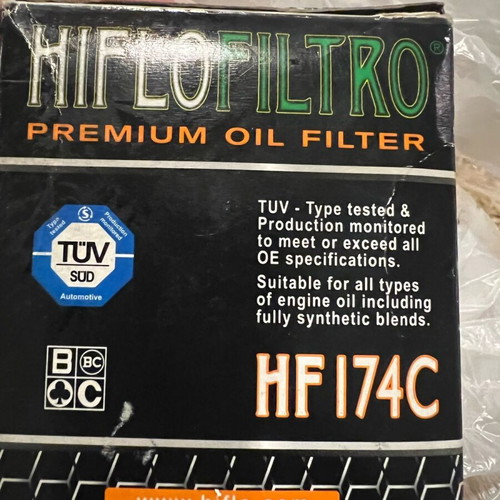 Chrome oil filter for Harley Davidson Sporster 883/1200 HF174C new