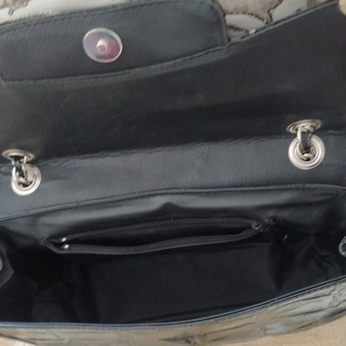 Women's black shoulder and hand bag used