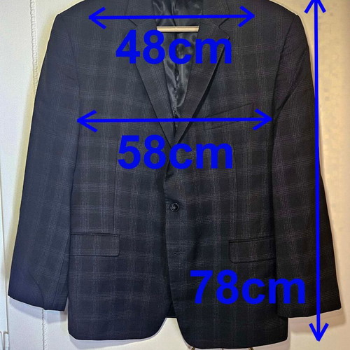 Calvin Klein men's checked jacket used, size L