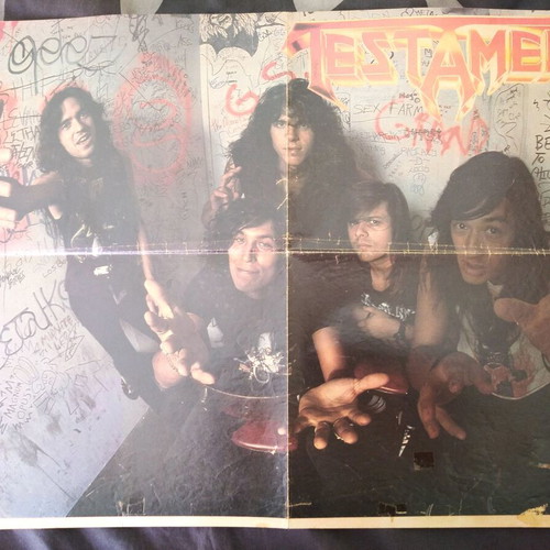 Testament, Forbidden, Exodus poster used, Bay Area Thrash