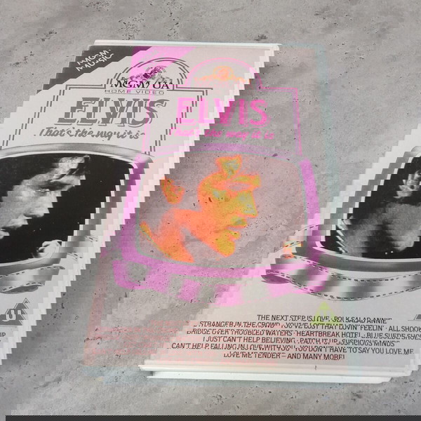 Πωλειται ΣΠΑΝΙΑ ΒΙΝΤΕΟΚΑΣΕΤΑ ELVIS PRESLEY THAT'S THE WAY IT IS VHS ΔΕΚΑΕΤΙΑΣ 1980