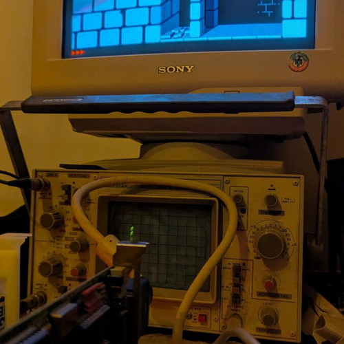 OTI VGA067 16bit ISA CGA/EGA/VGA 256kb graphics card used