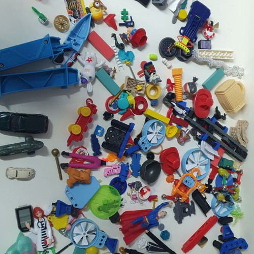 Various toys used, all together