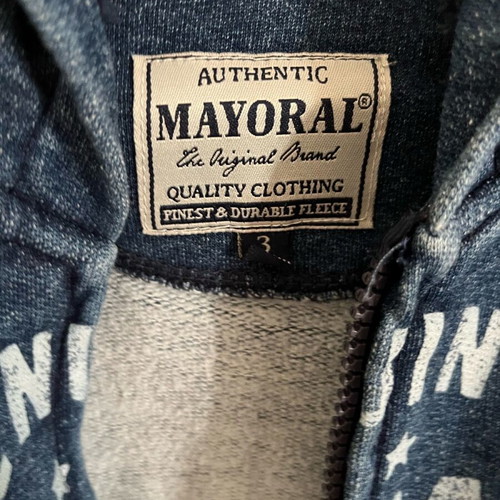 Mayoral sweatshirt for boy no3 blue denim shade like new